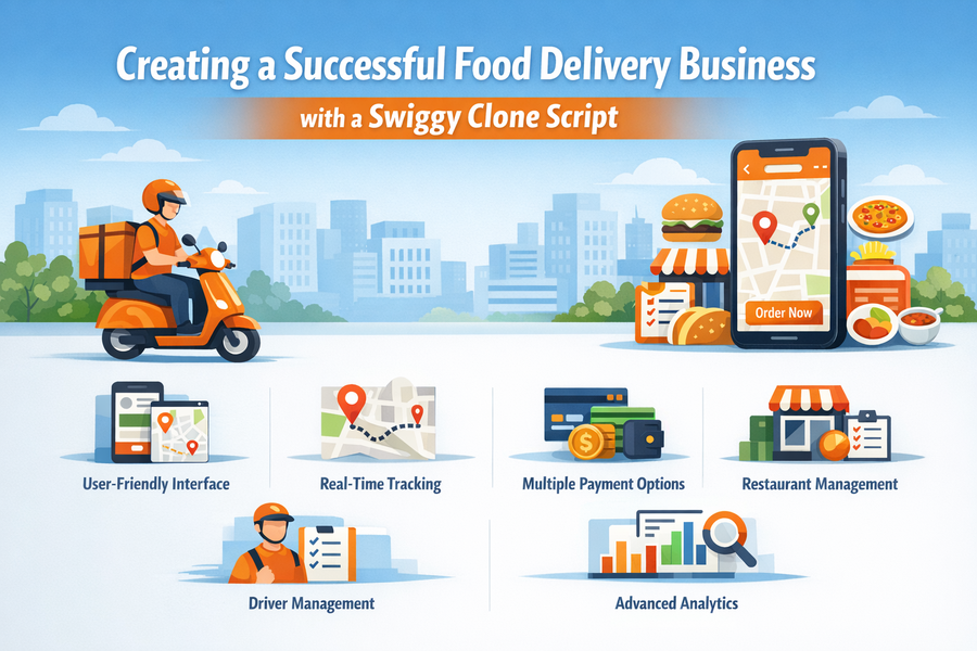 Creating a Successful Food Delivery Business with a Swiggy Clone Script